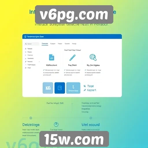 Características principais da interface do v6pg.com