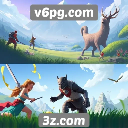 Jogos populares em destaque no site v6pg.com